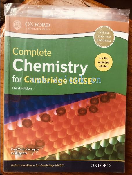 Complete Chemistry for Cambridge IGCSE Third edition （无光盘）
