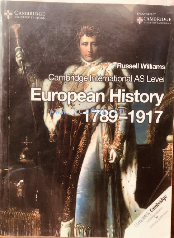 Cambridge International AS Level European History 1789-1917 影印本