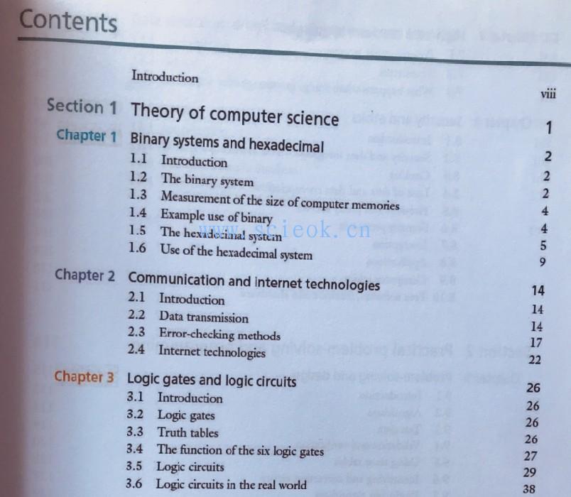 Cambridge IGCSE Computer Science -- David Watson  二手英文教材 第2张