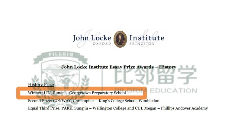 2020年全球顶尖人文研究大赛John Locke Essay Competition论文夺冠之路  竞赛 第2张