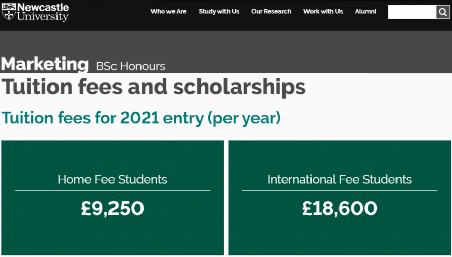 英国留学大起底！读3年本科到底需要多少钱？  英国留学 英国大学 费用 第5张